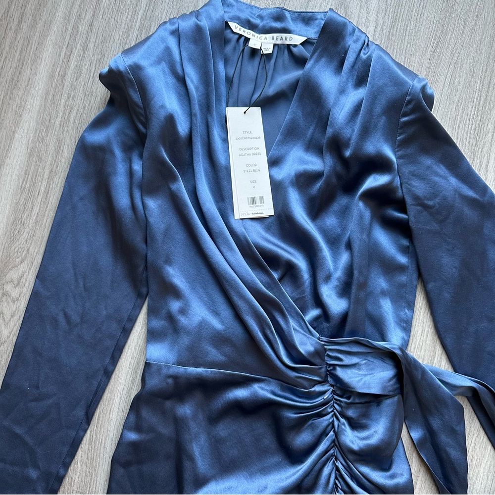 VERONICA BEARD - AGATHA RUCHED MINIDRESS - Picture 8 of 8
